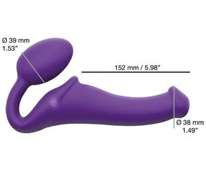 Strap On Vibrante Telecomando USB Silicone Waterproof Flessibile strap-on-me