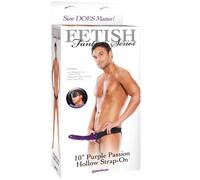 Strap-on viola passion hollow con pene 25 cm