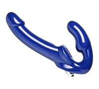 Dildo Vibrante Strapless Revolver II da Indossare Senza Cintura (blu)