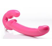 Strap U Strap-On Strapless Vibrante Revolver XXL - Rosa