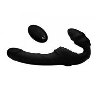 Strap U Vibratore strap-on senza spalline Pro Rider - Nero