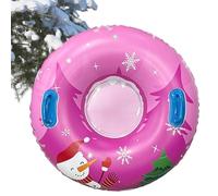Strapazierfähige Schneeröhre Runder aufblasbarer mit Griff | Abriebfester Schlittenringd Für Partys, , Outdoor-Wintersport, Einfahrten, Gehwege, Pool, Und