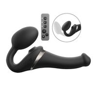 Strapless strap-on vibratore multifunzione Sex Toy Stimola Clitoride Vagina Ano