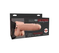 STRAPON 7'' CINTA E DILDO FALLO REALISTICO APERTO INDOSSABILE PER UOMO SQUIRTING