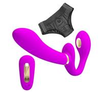 Strapon. Anale. Doppio Mutanda Vibrante Fallo Indossabile Per Uomo Doppia Penetrazione Cintura Con X Strap on Coppie Donna Donne Xxl Coppia Vibro Clitoride Vibrazione Realistico Piccolo,#12