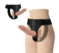 STRAPON CINTURA CINTA PER DONNA CON DOPPIO DILDO INTERNO ED ESTERNO INDOSSABILE