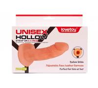 STRAPON DILDO CAVO PER UOMO FALLO REALISTICO INDOSSABILE CON IMBRACATURA CINTURA
