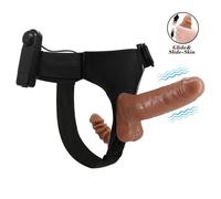 STRAPON DOPPIO PER LEI DILDO FALLO DONNA PENE REALISTICO INDOSSABILE VIBRANTE