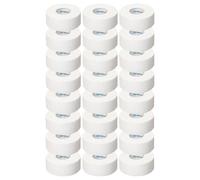 Strappal nastro taping sportivo anelastico professionale tape zigrinato all’ossido di zinco per bendaggi funzionali, stabilizzazione articolare, fisioterapia e sport | latex free | 2,5 cm x10 m 24 pz