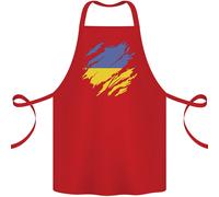 Strappato Bandierina Dell'Ucraina Ucraino Giorno Calcio Cotone Grembiule 100%