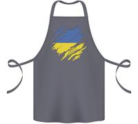 Strappato Bandierina Dell'Ucraina Ucraino Giorno Calcio Cotone Grembiule 100%