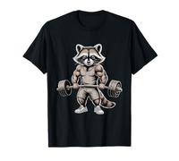 Strappato Raccoon Beast Gym Mode Wear per Gli Atleti Che Si allenano Maglietta
