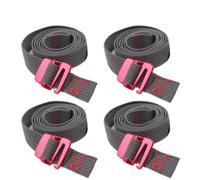 Straps Buckle Tie-Down Belt Cargo Straps Outdoor Quick Release Cord Tape Rope Travel Backpack Fixed Strap Tension Belts Fixing(4 PCS)