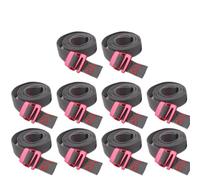 Straps Buckle Tie-Down Belt Cargo Straps Outdoor Quick Release Cord Tape Rope Travel Backpack Fixed Strap Tension Belts Fixing(10 PCS)