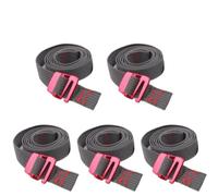 Straps Buckle Tie-Down Belt Cargo Straps Outdoor Quick Release Cord Tape Rope Travel Backpack Fixed Strap Tension Belts Fixing(5 PCS)