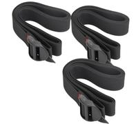 Straps Nylon Strap Adjustable Quick Release Buckle Packing Belt Tool Durable Travel Accessories Outdoor Fixed Cargo Tie Down(Black 3Pcs)