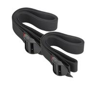 Straps Nylon Strap Adjustable Quick Release Buckle Packing Belt Tool Durable Travel Accessories Outdoor Fixed Cargo Tie Down(Black 2Pcs)