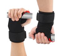 Straps Palestra, Fascette Palestra, Ganci Palestra con Protezione Del Polso Imbottita da 5 mm e Tappetino Antiscivolo, Lifting Straps, Strips Palestra, per Straps Palestra Uomo, Straps Palestra Donna
