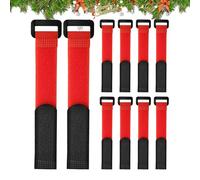 Straps Wreath regolabili - 10 pezzi Garland Ties, Flexible Garden Cable Straps | Ideal Outdoor Garden Door Front Door Doorway Stairs Wreath Branches Greenery Hanging Decoration Support Seasonal Use Ho