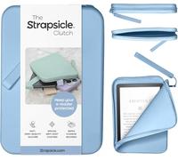 Strapsicle Pochette in silicone per Kindle ed e-reader, borsa multiuso per telefono, portafoglio e chiavi, adatta per Kindle da 6", Kobos, Nook, Paperwhite da 6", iPad Mini 6, rivestimento