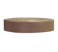 Strapworks Fettuccia in polipropilene pesante, resistente, per riparazione di attrezzi fai da te, 3,8 cm x 45 m, marrone chiaro