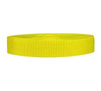 Strapworks Fettuccia Leggera in Polipropilene Cinghie in Poliestere per riparazioni Fai da Te all'aperto, collari per Animali Domestici, Artigianato, (PP), Giallo, 3/4" x 10 yard