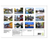 Strasbourg. Timeless Scenes Between the Ill River and the Cathedral (Wall Calend