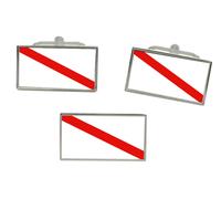 Strasburgo (Francia) Bandiera Gemelli E Fermacravatta Set