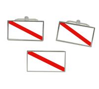 Strasburgo (Francia) Bandiera Gemelli E Fermacravatta Set