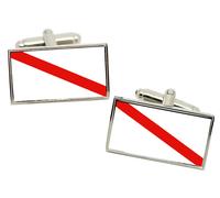 Strasburgo (Francia) Bandiera Gemelli IN Cromata Cofanetto Regalo