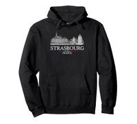 Strasburgo Francia Viaggio Vintage Felpa con Cappuccio