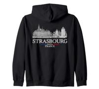 Strasburgo Francia Viaggio Vintage Felpa con Cappuccio