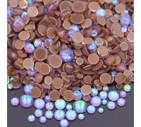 Strass al neon pietre senza hotfix Flatback cristalli luminosi a fluorescenza