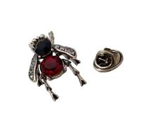 Strass alla moda api smaltato Pin robusto lega accessorio per le donne abbigliamento decorazione e regali dare api spilla, Misura unica, come descritto