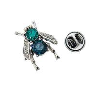 Strass alla moda api smaltato Pin robusto lega accessorio per le donne abbigliamento decorazione e regali dare api spilla, Misura unica, come descritto