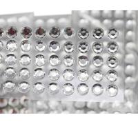 Strass autoadesivi SS21 da 5 mm, in acrilico, gemme per il viso, gioielli per il corpo, per biglietti fai da te e inviti, artigianato, 5 fogli, 250 pezzi