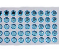 Strass autoadesivi SS48 da 10 mm, in acrilico, gemme per il viso, gioielli per il corpo, per biglietti fai da te e inviti fai da te, 5 fogli, 250 pezzi