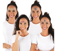 Strass autocollant pour le visage IV modèle aléatoire PtitClown