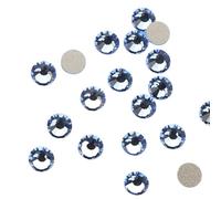 Strass Caldi Fissaggio Cristalli Cristales Flatback Back Non Hotfix Strass for Borse Indumento Fai Da Te Nail Art(106 Lt Sapphire,7mm SS34 144pcs)