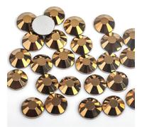 Strass cristallo con retro piatto, Strass for nail art non hotfix multicolori SS3-SS40(Gold Hematite,SS20 1440pcs)