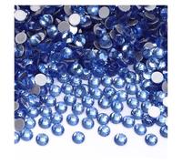 Strass Da Cucire 1440 pezzi SS6-SS20 strass di cristallo di vetro non hotfix pietre glitter piatte decorazioni for nail art(Light Blue,SS8(2.3-2.5mm))