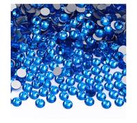 Strass Da Cucire 1440 pezzi SS6-SS20 strass di cristallo di vetro non hotfix pietre glitter piatte decorazioni for nail art(Capri Blue,SS8(2.3-2.5mm))