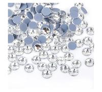 Strass Diamantes Crystal Hotfix, Strass termoadesivi multicolori da 1,5-8,65 mm, confezione sfusa(Crystal Clear,Ss10 1440pcs)