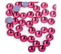 Strass Diamantes Crystal Hotfix, Strass termoadesivi multicolori da 1,5-8,65 mm, confezione sfusa(Rose,Mix ss3-ss30 10gram)