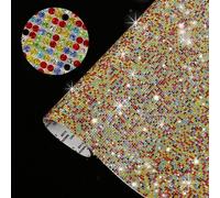 Strass Foglio Adesivo Autoadesivo Glitter Cristallo Fai da Te Auto Decorazione