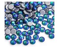 Strass Hotfix Flatback Crystal, Strass termoadesivi 30 colori Ss6-Ss40 cristallo retro piatto(Emerald AB,Ss20 1440pcs)