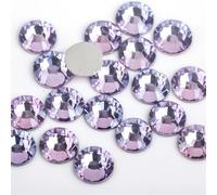 Strass Hotfix piatti per nail art, Strass for nail art con retro piatto, non termoadesivi, in cristallo, multicolori, in diverse dimensioni(Lavender Purple,SS5 1440pcs)