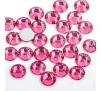 Strass Hotfix piatti per nail art, Strass for nail art con retro piatto, non termoadesivi, in cristallo, multicolori, in diverse dimensioni(Rose,SS3 1440pcs)