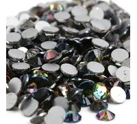 Strass Hotfix piatti per nail art, Strass for nail art con retro piatto, non termoadesivi, in cristallo, multicolori, in diverse dimensioni(Rainbow,SS30 288pcs)