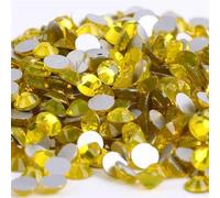 Strass Hotfix piatti per nail art, Strass for nail art con retro piatto, non termoadesivi, in cristallo, multicolori, in diverse dimensioni(Citirine,SS3 1440pcs)